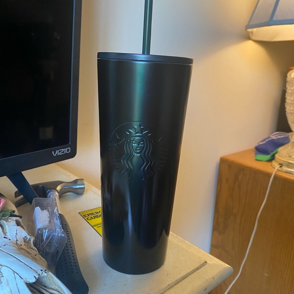 Starbucks Black/Green Stainless Steel tumbler